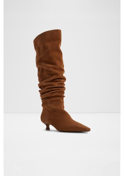 Muttsee Çizme Topuklu Çizme - Kahverengi fırsatları