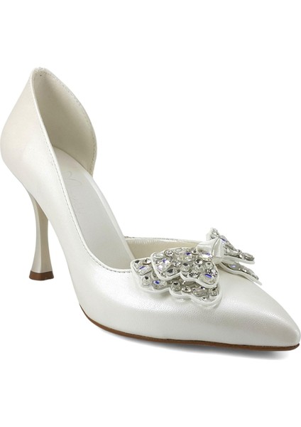 222 23 25KA Kadın Abiye Ayakkabı Sedef