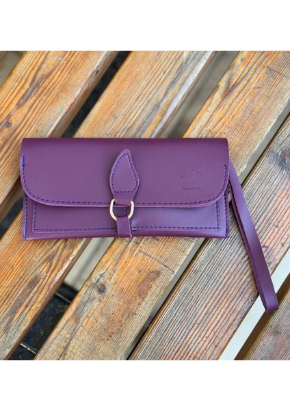 Zarif Şık Tasarımlı Askılı Kadın Cüzdan