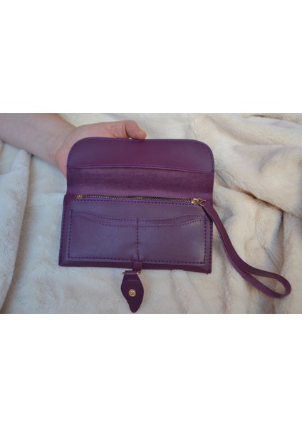 Zarif Şık Tasarımlı Askılı Kadın Cüzdan fiyatları