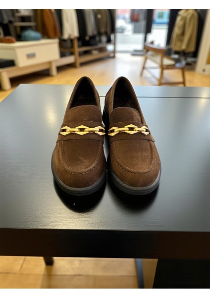 D25KA-725 Kahve Hakiki Deri Tam Ortopedik Kadın Casual Günlük Ayakkabı fırsatları