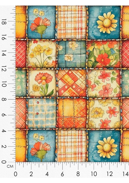 Patchwork Kumaş Seti – Dikiş ve Hobi Için %100 Pamuk Desenli Kumaş Kuponları indirimleri