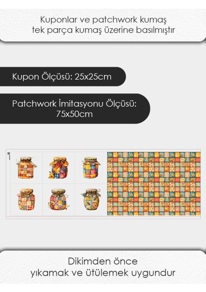 Patchwork Kumaş Seti – Dikiş ve Hobi Için %100 Pamuk Desenli Kumaş Kuponları