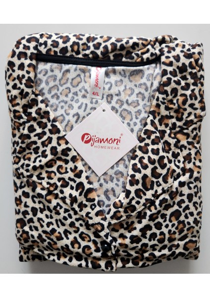 Süet Gömlek Yaka Önden Düğmeli Büyük Beden Uzun Kollu Pijama Takımı fiyatları