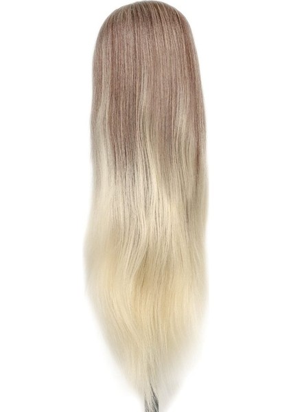 Kuaför Eğitim Mankeni / Yaki + Masa Aparatı / Kahverengi / Platin fırsatları