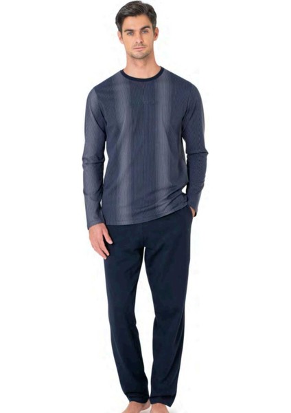 Erkek Pamuklu Çeyizlik Pijama Takımı 6105