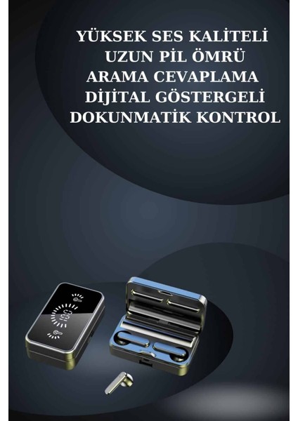 Bileklikli Amoled Ekran Akıllı Saat ve Dijital Göstergeli Kablosuz Bluetooth Kula - MCT8020-6217 modelleri