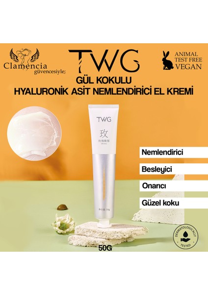 Çiçek Kokulu Nemlendirici El Kremi 50G Gül Kokusu