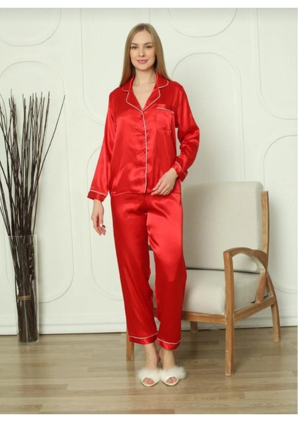Saten Pijama Takımı