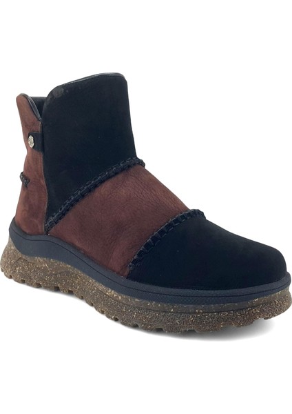 4090 25KB Kadın Günlük Bot Siyah Nubuk