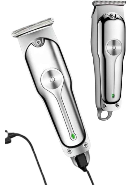 Paslanmaz Çelik Bıçaklı Kablosuz Şarjlı Dijital Göstergeli Tıraş Makinesi - MCT3746-3365 fırsatları