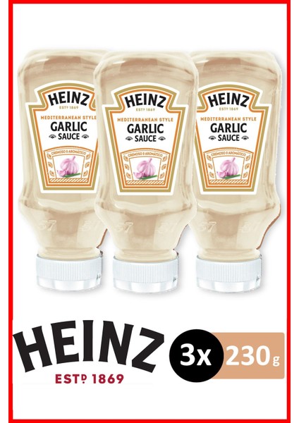 Sarımsak Sosu 230 gr x 3 Adet