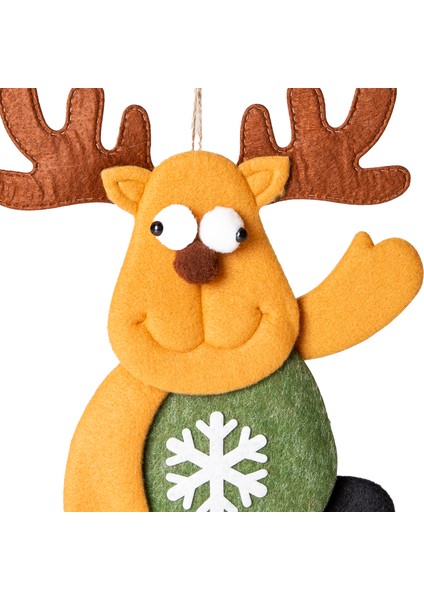 Yılbaşı Süsü, Geyik, Kahverengi - 17X26 cm fiyatları