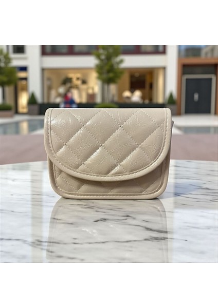 Baklava Desenli Mini Kadın Omuz Çanta