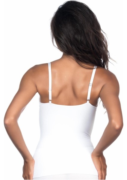 Beyaz Mı Emay 5040 Ip Askılı Fantazi Atlet Korse