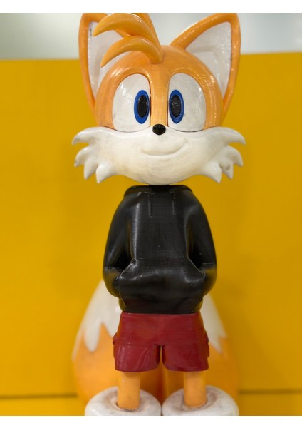 Tails Animasyon Film Karakter Figürü 45CM