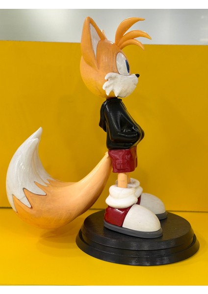 Tails Animasyon Film Karakter Figürü 45CM fırsatları