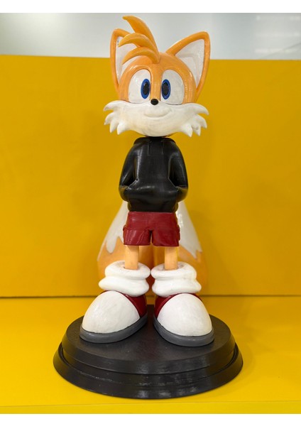 Tails Animasyon Film Karakter Figürü 45CM indirimleri