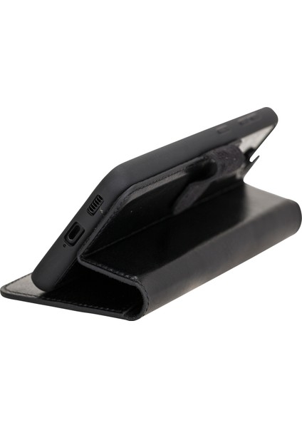 Samsung Galaxy S21 Plus Uyumlu Deri Cüzdanlı Kılıf Rst1 Siyah indirimleri
