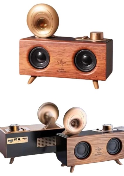 Gramafon Nostaljik Radyo Yüksek Ses Kalitesi USB Tf Kart Aux modelleri