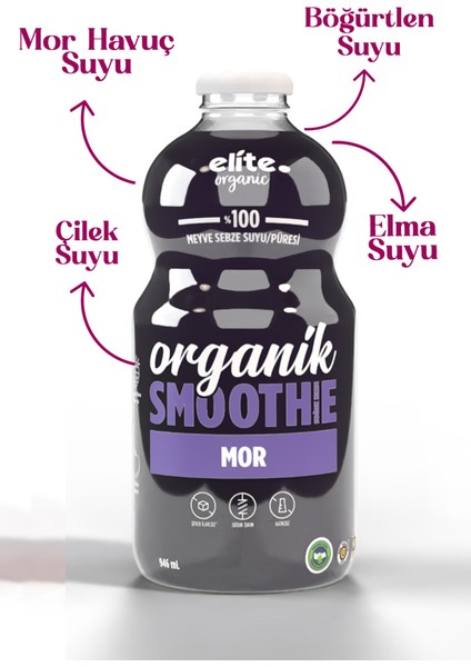 Organik Mor Smoothıe 946 Ml