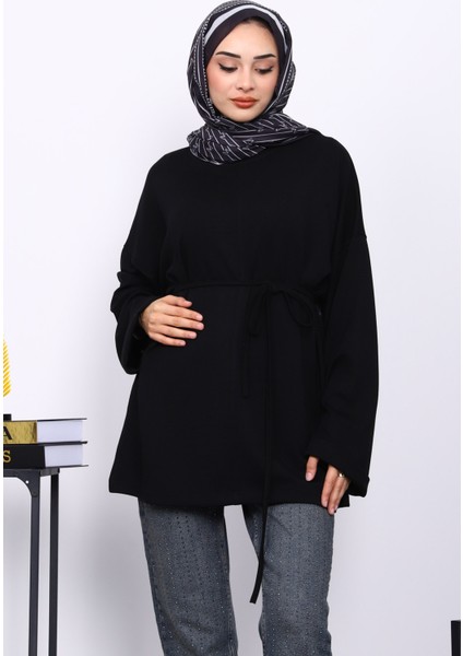 Siyah Duble Kol Modal Tunik