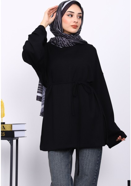 Siyah Duble Kol Modal Tunik modelleri