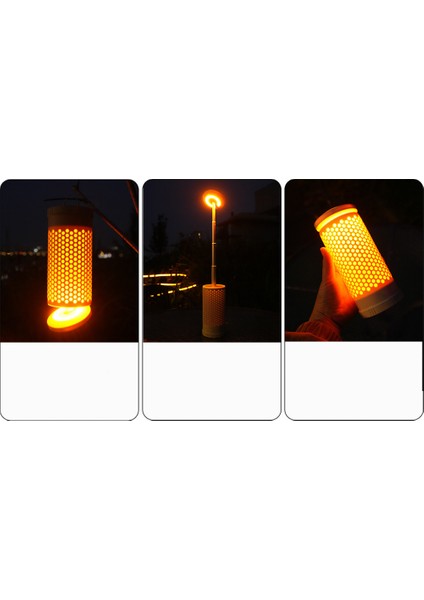 Glampıng Taşınabilir & Asılabilir Teleskopik LED Kamp Lambası — Atmosfer + Aydınlatma, Çok Fonksiyonlu (3500MA)