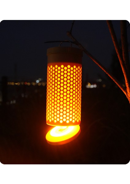 Glampıng Taşınabilir & Asılabilir Teleskopik LED Kamp Lambası — Atmosfer + Aydınlatma, Çok Fonksiyonlu (3500MA)