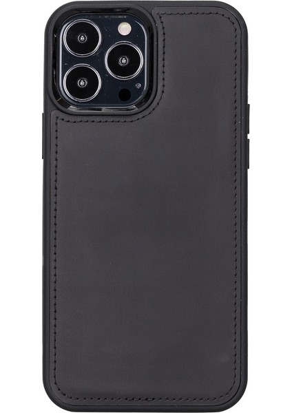 Apple iPhone 13 Pro Uyumlu Deri Cüzdanlı Kılıf Liluri G1 Siyah indirimleri