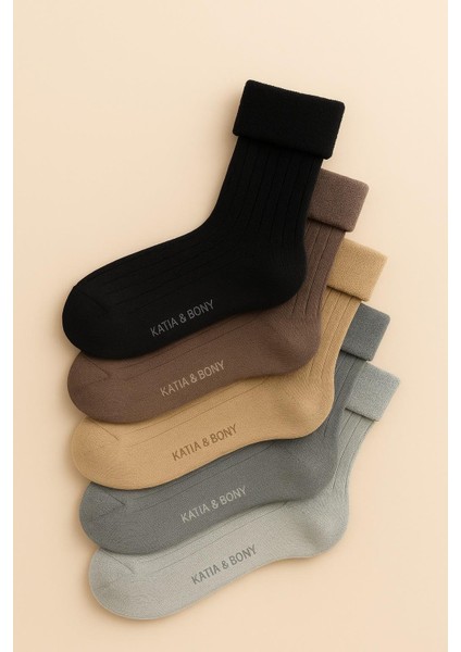 Çocuk 5'li Havlu Soket Çorap Gri Mix modelleri