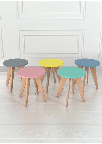 Woody Çocuk Taburesi Sarı modelleri