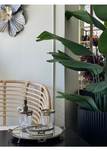 4 Parça Pirinç Banyo Seti