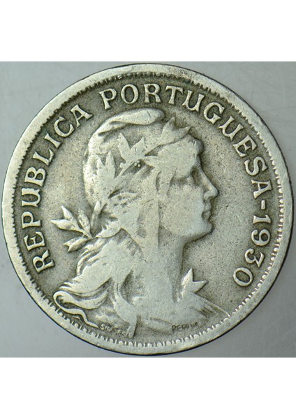 Portekiz 50 Centavos 1930 Nadir Tarih. modelleri