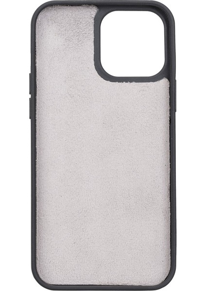 Apple iPhone 13 Pro Max Uyumlu Deri Arka Kapak Antik Gri fiyatları