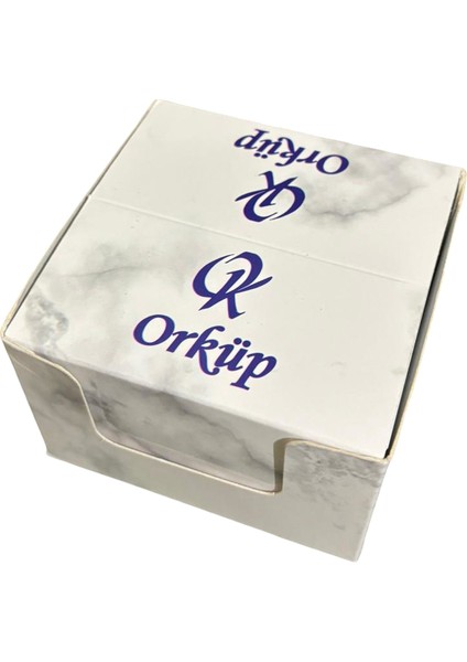 Orküp Bloknot Küp Not 8x8 1. Hamur 80 gr 500'LÜ Mermer Desenli indirimleri