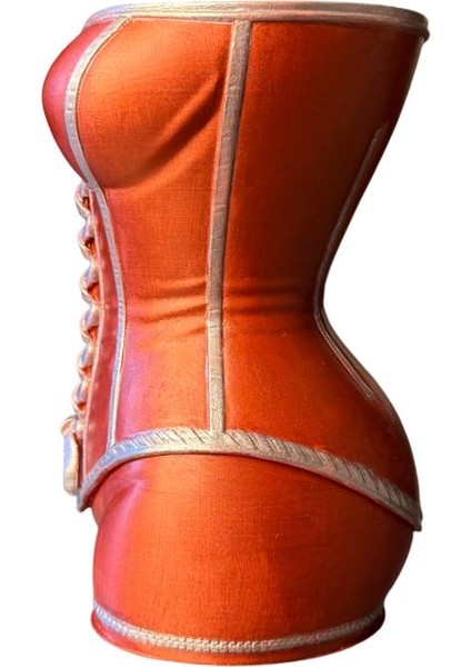 Dekoratif Kadın Büstü Şarap Şişesi Standı–estetik Tasarım–lüks Ev Dekoru(Kızıl Bakır)) fırsatları