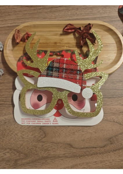 Yılbaşı Geyikli Gözlük