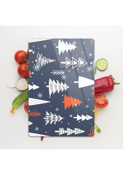 Cam Kesme Tahtası ve Sunumluk Ağaç Desenli 20X30 cm indirimleri