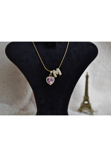 Harf Çelik Kadın Kolye