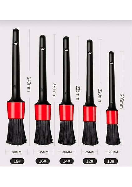 Oto Detay Fırçası 5 Li