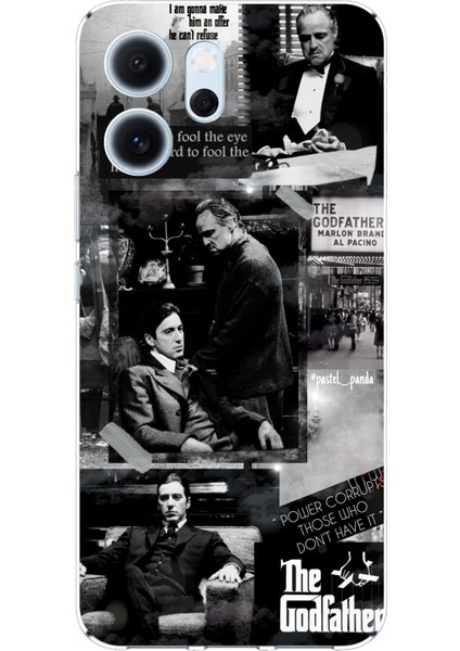 Oppo Reno 14F Uyumlu The Godfather Baba Film Tasarımlı Baskılı Silikon Kılıf