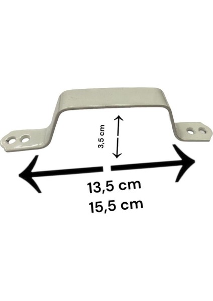 Ennalbur Demir Doğrama Kulp Beyaz Kaplama