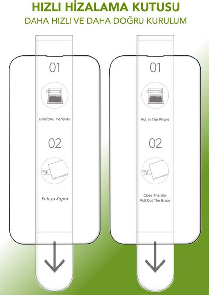 GL079-028 iPhone 15 Pro Otomatik Hizalanan 5d Ekran Cam Koruyucu (2 Adet) fırsatları