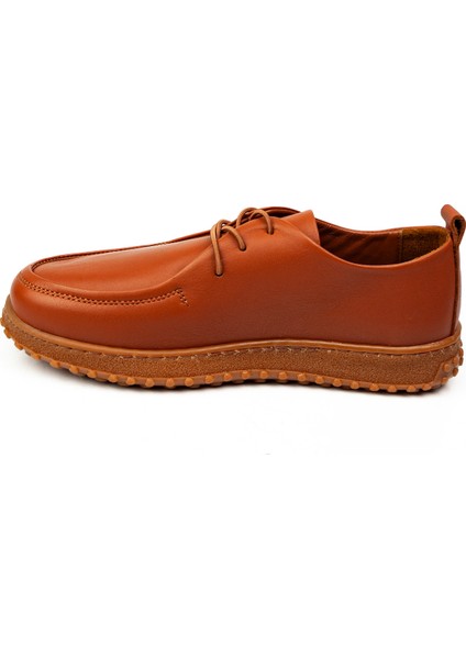 2610 Missmamma Taba Deri Günlük Kadın Ayakkabı modelleri