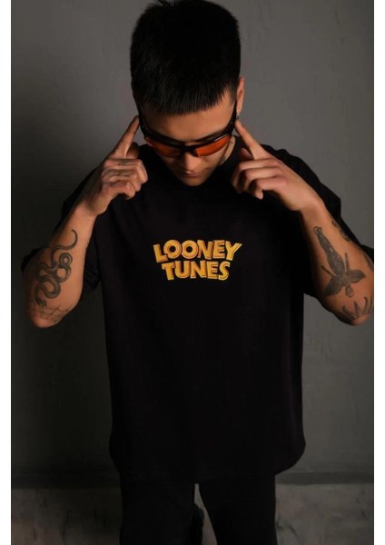Erkek Dijital Baskılı T-Shirt - Siyah fiyatları