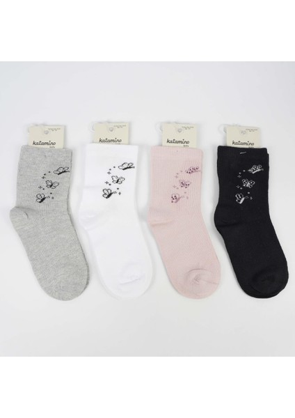 Tutsu Aks Kız Soket Çorap K46319 Asorti