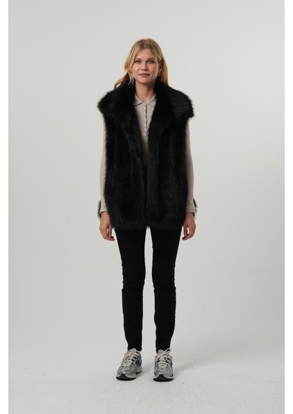 Lıa Kadın Kürk Yelek Kadın Kemerli Kürk Yelek fiyatları