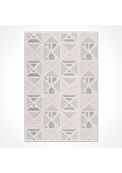 Peri - Kabartmalı Iskandinav Salon, Antre-Hol Koridor Halısı Dokuma Makine Halısı - PL01K