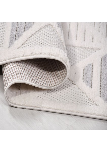 Peri - Kabartmalı Iskandinav Salon, Antre-Hol Koridor Halısı Dokuma Makine Halısı - PL01K modelleri